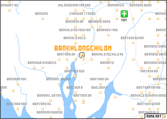 map of Ban Khlong Chi Lom