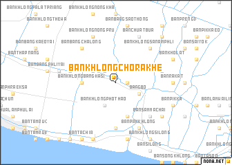 map of Ban Khlong Chorakhe