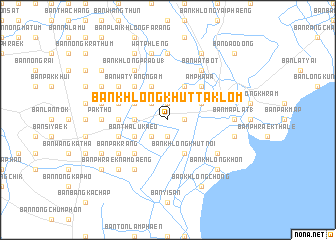 map of Ban Khlong Khut Ta Klom