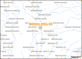 map of Ban Khlong Lao