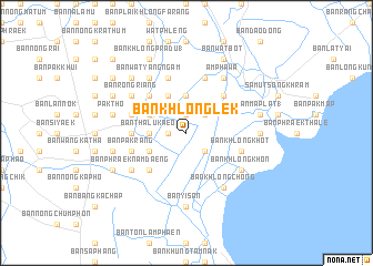 map of Ban Khlong Lek