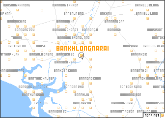 map of Ban Khlong Narai