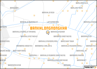 map of Ban Khlong Nong Kha