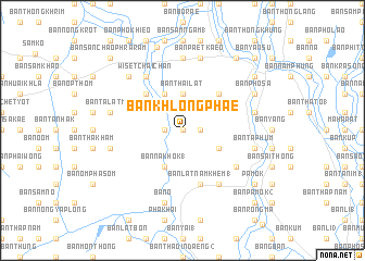 map of Ban Khlong Phae