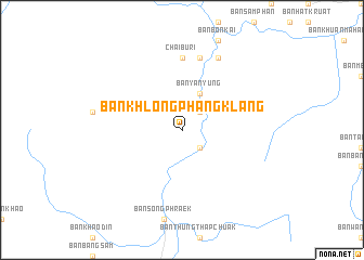 map of Ban Khlong Phang Klang