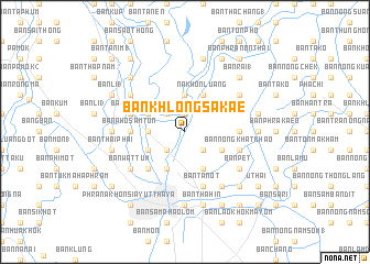map of Ban Khlong Sakae