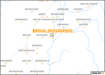 map of Ban Khlong Samrong