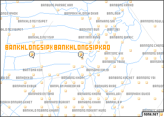 map of Ban Khlong Sip Kao