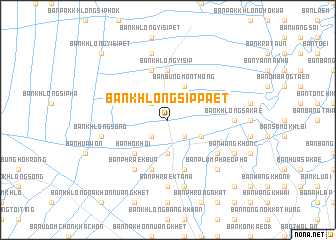 map of Ban Khlong Sip Paet