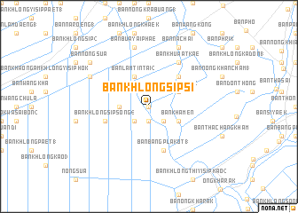 map of Ban Khlong Sip Si