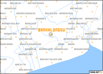 map of Ban Khlong Su