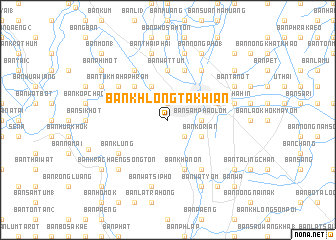 map of Ban Khlong Takhian