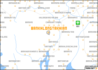 map of Ban Khlong Takhian