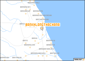 map of Ban Khlong Tha Chana