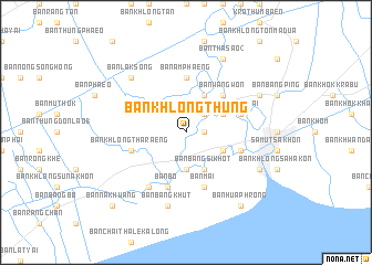 map of Ban Khlong Thung