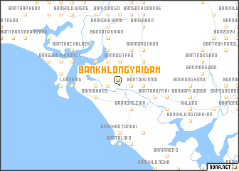 map of Ban Khlong Yai Dam