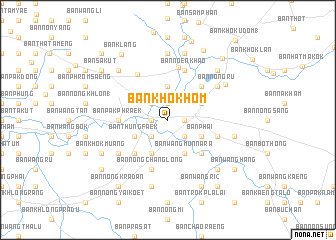 map of Ban Khok Hom