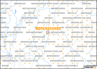 map of Ban Khok Kham