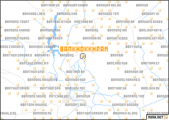 map of Ban Khok Khram