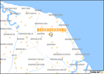 map of Ban Khok Krabu