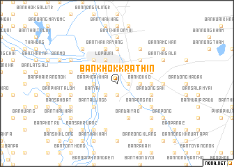 map of Ban Khok Krathin