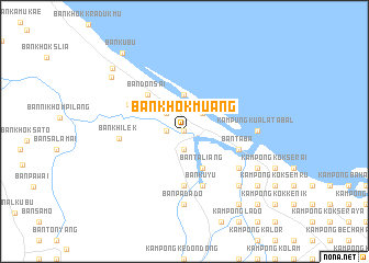 map of Ban Khok Muang