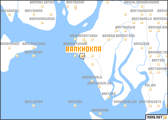 map of Ban Khok Na