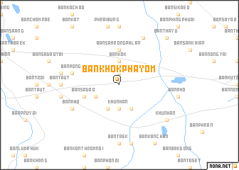 map of Ban Khok Phayom