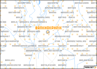 map of Ban Khok Phrik