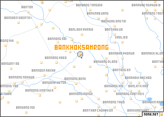 map of Ban Khok Samrong