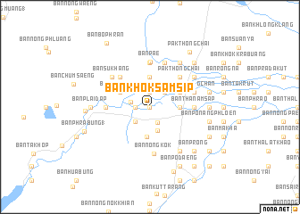 map of Ban Khok Sam Sip