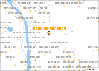 map of Ban Khôksaohuan