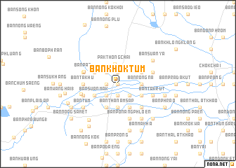 map of Ban Khok Tum