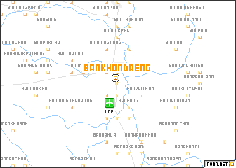 map of Ban Khon Daeng