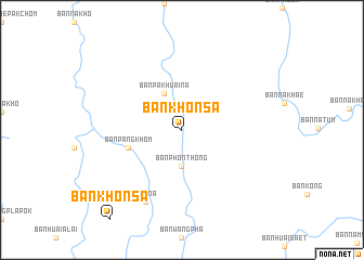 map of Ban Khon Sa