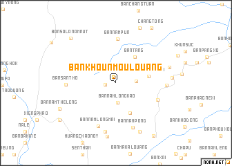 map of Ban Khounmoulouang