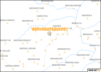 map of Ban Khounsouk-Noy