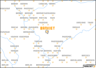 map of Bản Kiét