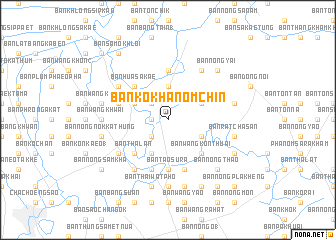 map of Ban Ko Khanom Chin