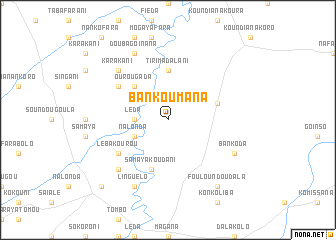 map of Bankoumana