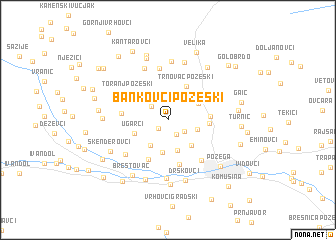 map of Bankovci Požeški