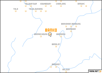 map of Ban Kô