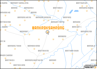 map of Ban Krok Samrong