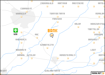 map of Bánk
