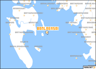 map of Ban Laem Sai