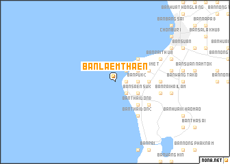 map of Ban Laem Thaen