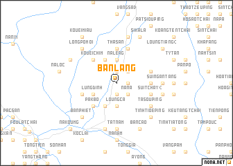 map of Bản Làng