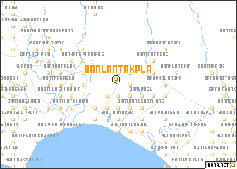 map of Ban Lan Tak Pla