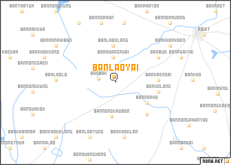 map of Ban Lao Yai