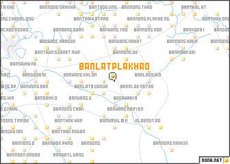 map of Ban Lat Pla Khao